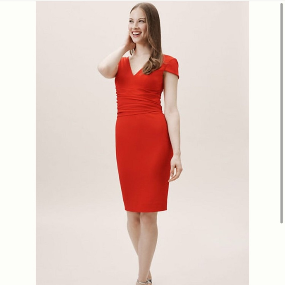 Anthropologie Red “Dana Dress” L, Worn 2x